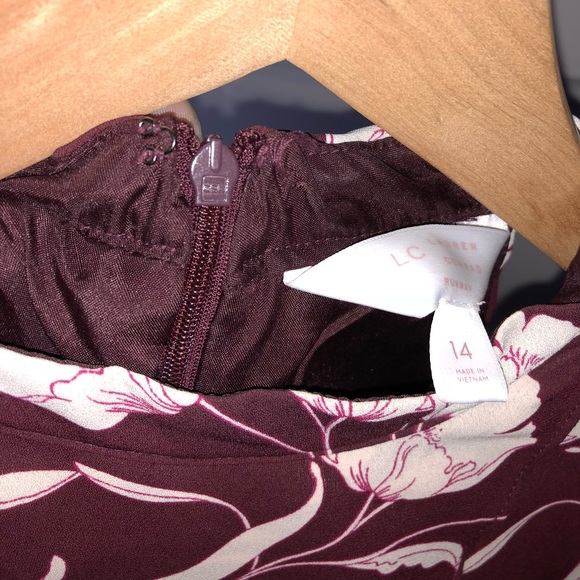 Lauren Conrad Runway ruffled midi sleeveless - Picture 7 of 8